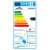 Energy efficiency label for ETA Aero bag vacuum cleaner, energy class A