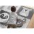 Ricokids Sponge puzzle 180x180cm (9pcs) - Animals #grey 94529274