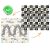 Nukido Foldable Double-Sided Play Mat 180x200cm - Numbers and Vehicles #black-white 55818240