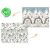 Nukido Foldable Double-Sided Play Mat 150x200cm - Animals 55818306