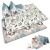 Nukido Foldable Double-Sided Play Mat 150x200cm - Animals 55818306