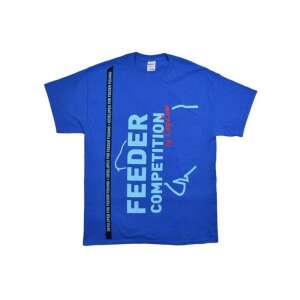 Feeder Competition kék póló, rövid ujjú, férfi, horgász - Póló
