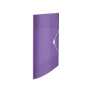 Esselte ColourBreeze PP Lavender Expanding File Folder - Elastic folder