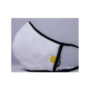 Mască albă Mask it. din textil lavabil pentru bărbați - Mască pentru gură