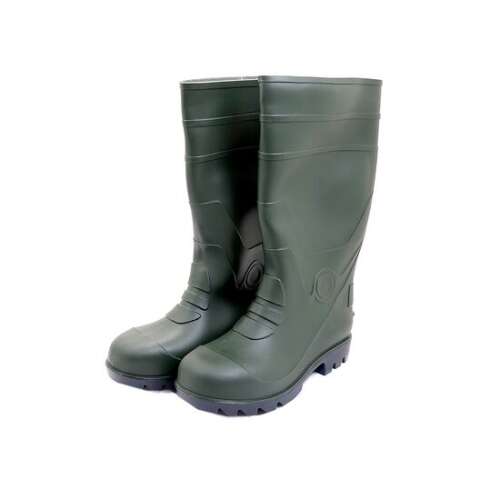 Beorol zöld gumicsizma, 41-es méret, vízálló, strapabíró, építkezéshez, kertészkedéshez, mezőgazdasághoz, horgászáshoz, vadászathoz, szabadtéri tevékenységekhez