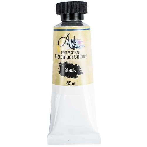 ARTLINE Fekete Tempera - 6 x 45 ml
