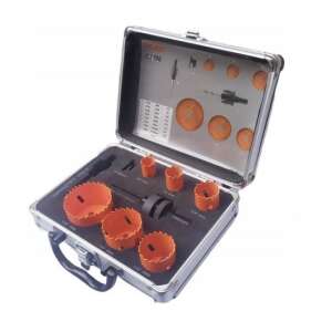 Richmann Exclusive 9 részes lyukfűrész készlet fa, fém és műanyaghoz, 19-57 mm - Fúrószár