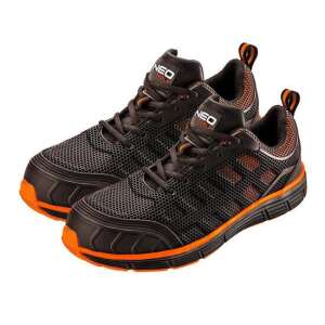 Buty robocze NEO S1 SRC, czarne z pomarańczowymi akcentami, rozmiar 44 - Neo