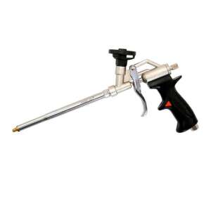 Artool foam gun, 180 mm, for applying polyurethane foam sealant, with Teflon coating, aluminum body, stainless steel barrel - Art & Craft
