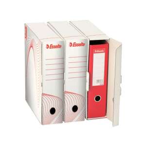 Esselte fehér archiváló doboz iratrendezőkhöz, 3 doboz, tárolás, rendezés - Gyűrűs mappa