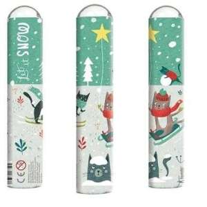 Londji Kaleidoscope, Winter Story, a colorful kaleidoscope with a winter theme featuring cats on skis, perfect for children and adults - Kaleidoscope