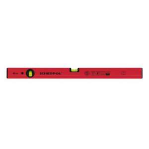 Schedpol 40cm aluminum level with 2 bubbles and magnets - Spirit Level