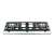 Chrome plated plastic license plate holder for cars