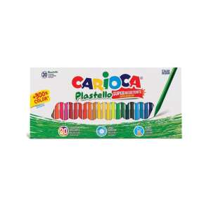 Carioca Plastello Super Resistente 30-teiliges Kreidensatz, 300% mehr Farbe, italienisches Design - Crayons