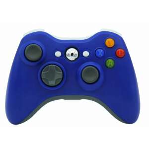 Prc PRCX360PCWLSSBL Wireless Controller for Xbox 360 and PC with USB Adapter, Blue - Controller
