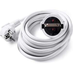 FAMATEL 2985 fehér 5m 3x1,5mm2 16A hosszabbító kábel - Hosszabbító