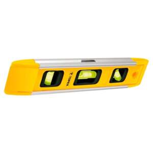 TOPEX magnetic level, 230mm, 3 vials, yellow - Spirit Level