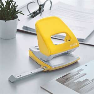 Leitz WOW NeXXt 30 sheet yellow hole punch - Office Supplie & Stationery