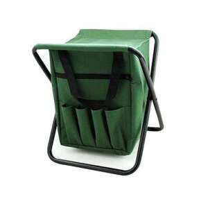 Green foldable camping chair with storage bag - Fishing Chair & Armchair