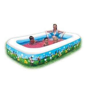 Bestway Mickey Mouse inflatable pool, rectangular, 262x175x51 cm, for kids - Garden Pool