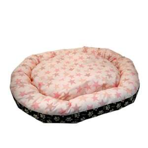 Pink star patterned dog bed, 77 cm - Dog Bed
