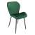 Skandináv stílusú szék, Jumi, Veira, bársony, fém, zöld, 52x57x85 cm, 52x57x85 cm 75162789}