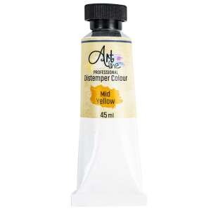 Artline Professzionális Tempera Szín Közepes Sárga 45ml tubus - Tempera