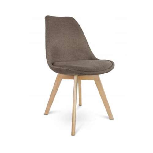 Jumi skandináv stílusú barna szövet étkezőszék fa lábakkal