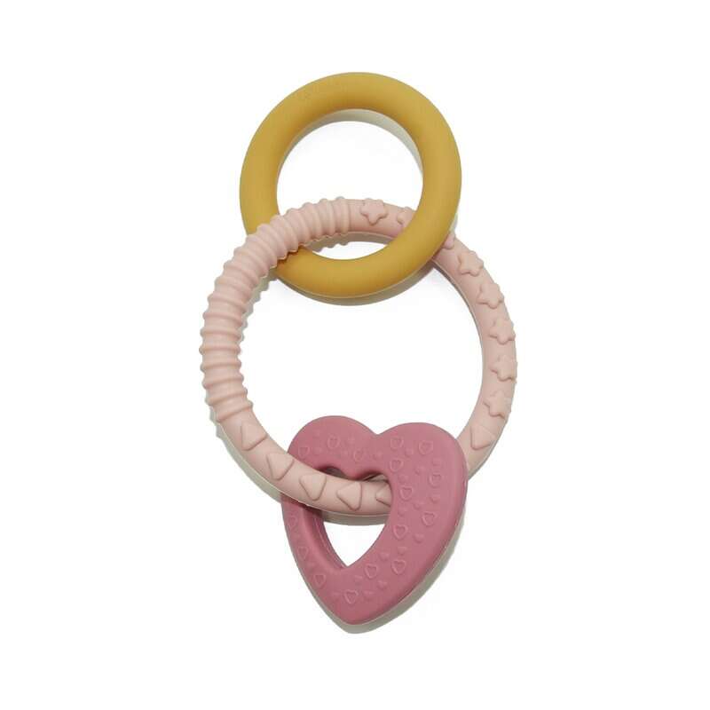 Petite&Mars Szilikon Fogzóka - Szív