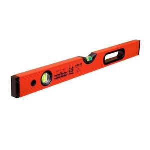 Schedpol 100 cm aluminum level with 2 bubbles and magnetic strip - Spirit Level