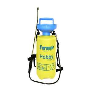 Farmmate Hobby 10L Garden Sprayer, Yellow, with Adjustable Nozzle and Shoulder Strap - Garden