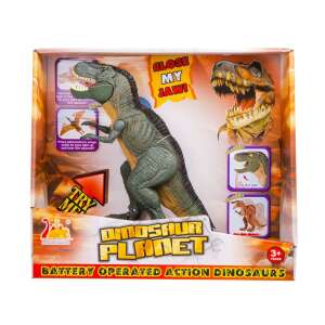 Играчка динозавър T-Rex с батерии, Dinosaur Planet - Интерактивна детска игра