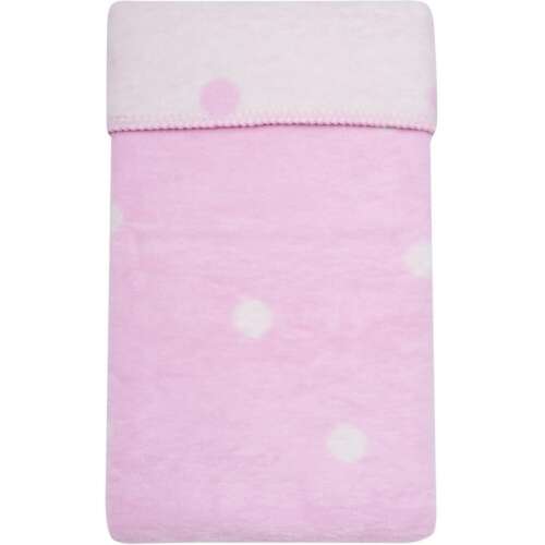 Rózsaszín babatakaró fehér pöttyökkel, Womar Zaffiro