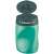 Stabilo Easy pencil sharpener, olive green, three holes, with a container, for right-handed people