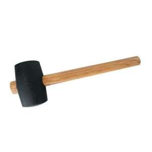 STREND PRO rubber mallet with wooden handle, 340g - Hand tool
