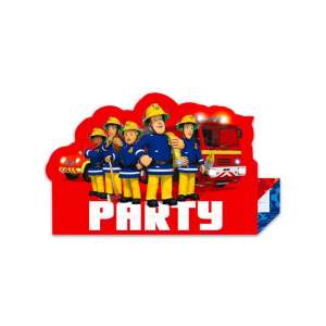 Sam pompierul: invita?ie de petrecere pentru 8 55842668 - Felicitări, invitații