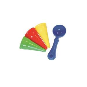 Adriatic Eisportionierer und Eiswaffeln Sandspielset, 3 Waffeln und 1 Portionierer - Garten