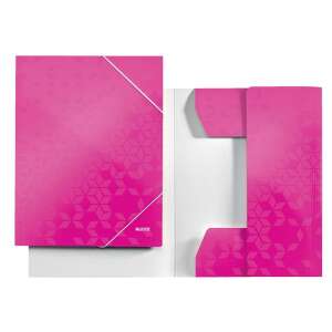 Leitz Wow A4 rosa Gummifordner, offen, zeigt das Innere - Mappen & Ordner