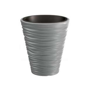 Prosperplast Sand Dekor Virágcserép - 37L, Szürke