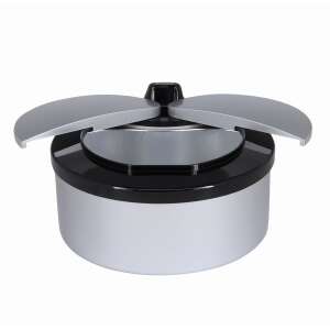 TOO 2 literes ezüst szenzoros szemetes, open lid, front view - Furniture