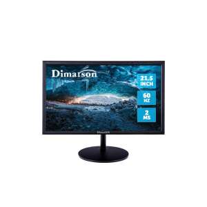 Dimarson DM P-215 21,5 Zoll Monitor, schwarz, Frontansicht - Monitore