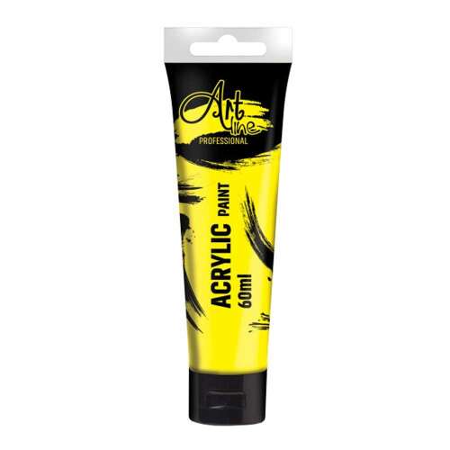 Artline Professional Akrilfesték, 60ml, Citromsárga