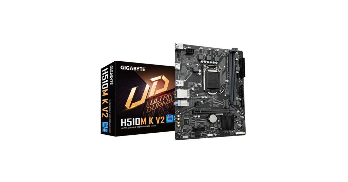 マザーボード GIGABYTE MOTHERBOARD H510M K V2 LG1200 gigabyte-h510m-k-v2-intel-h510