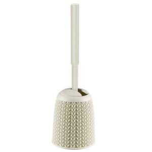 Szczotka do WC/WC, z uchwytem, do łazienki, plastik, kremowa, 14x14x43 cm, Curver 75162780