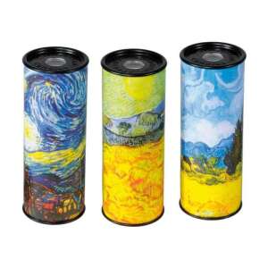 FRIDOLIN Kaleidoscope, Van Gogh, 3 different designs, Starry Night, Wheatfield with Crows, and Landscape with Cypress - Kaleidoscope