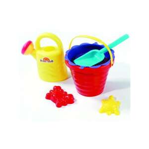 Homokozó szett vödörrel, lapáttal, locsolókannával és formákkal, tökéletes a gyerekeknek a homokban való játékhoz - Szabadtéri játék és felszerelés