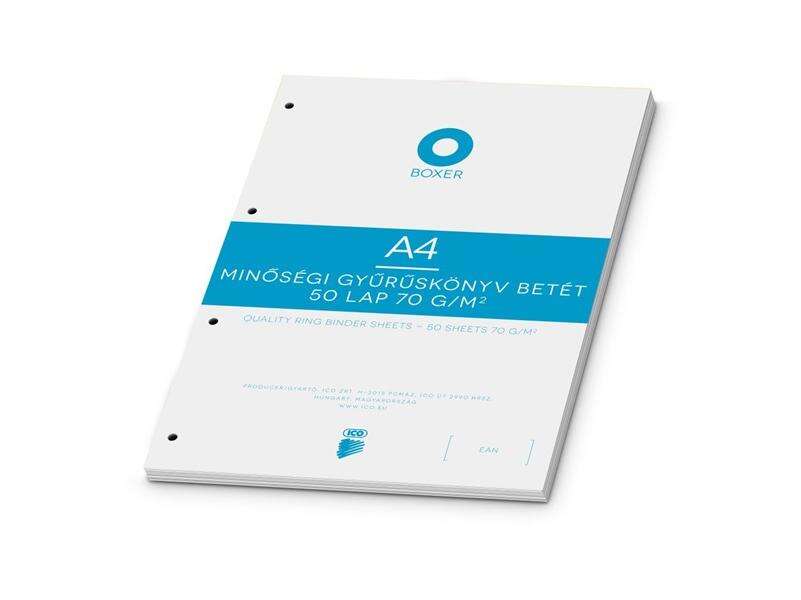 ICO Boxer A4 simplu inel de legare inser?ie