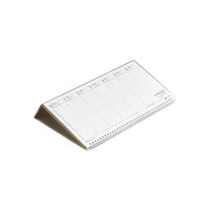 Kalendart 2024 Tischkalender, beige, Querformat, T050 - TOPTIMER