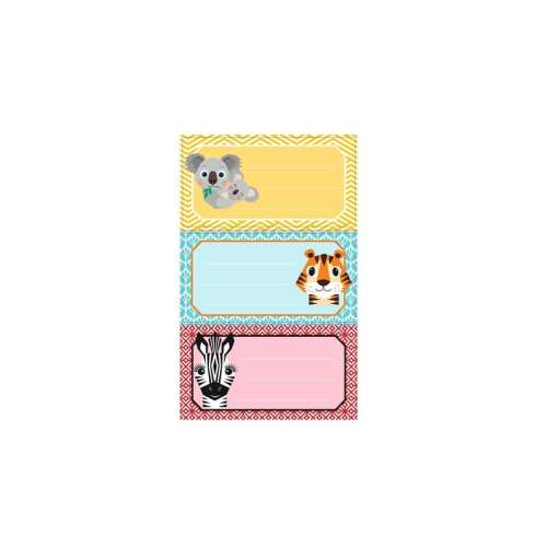 Herlitz Cute Animals 9db-os iskolai etikett 85009172 - Herlitz