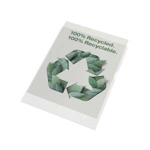 Zložka Esselte Recycled A4 Genotherm, 100 mikrónov, oranžová, 100 ks - Esselte